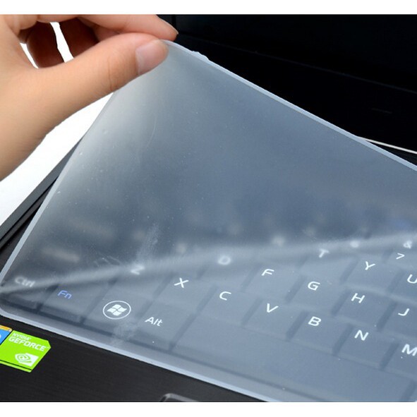 Miếng phủ bàn phím silicon 13 -> 17 inch (chắn bụi, chống nước cho latop). Bảo vệ tối ưu cho laptop của bạn