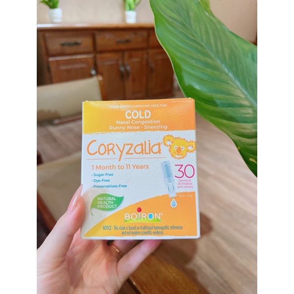 Muối Vi Lượng Coryzalia Boiron Canada Bảo Vệ Sức Khỏe Hỗ Trợ Miễn Dịch Tăng Sức Đề Kháng Cho Bé