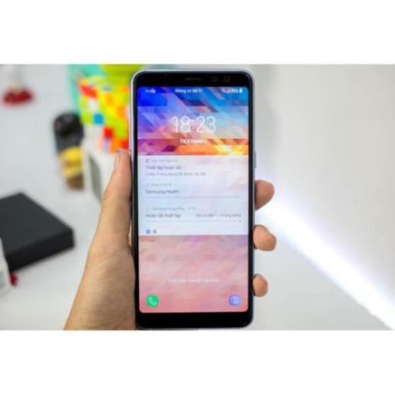 điện thoại Samsung Galaxy A8 2018 2sim ram 4/64G màn hình rộng chơi game mượt, máy đẹp keng - BCC 03