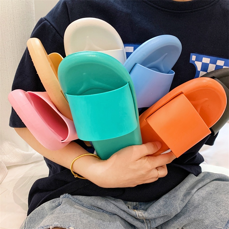 JY502-A0 Dép đế mềm quai ngang phong cách unisex nặng động, đa dạng màu sắc