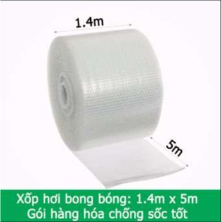 Bóng xốp 5 mét x 1,4 mét đóng hàng