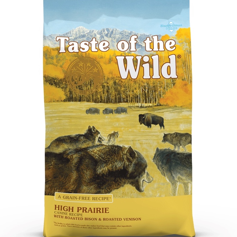 [DINH DƯỠNG CAO] THỨC ĂN HẠT CHO CHÓ TRƯỞNG THÀNH TASTE OF THE WILD HIGH PRAIRIE 170G VỊ BÒ RỪNG VÀ NAI NƯỚNG