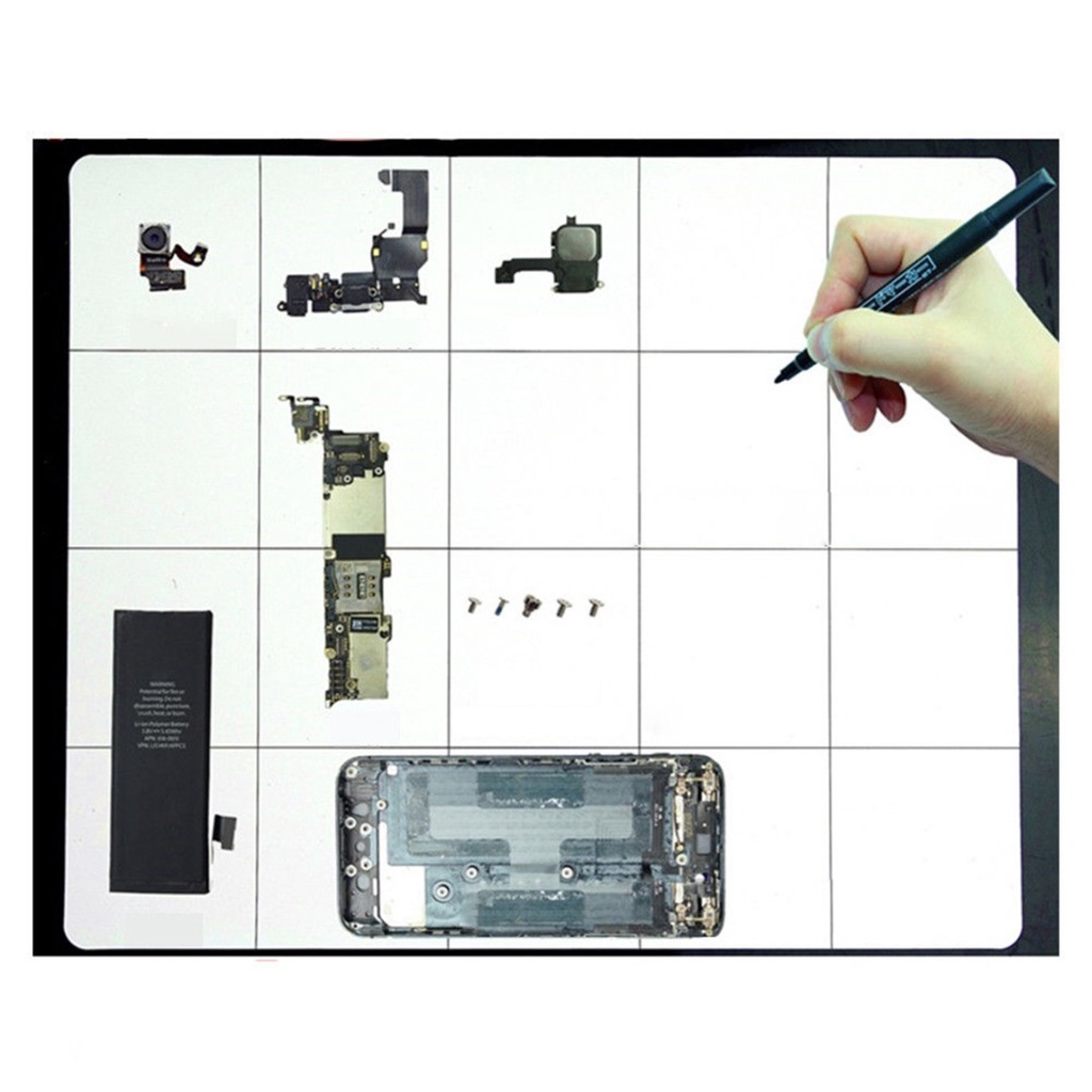 Anti-static Screw Pad Plate Magnetic Project Mat Cell Phone Repair Tool ☆MeetSellMall