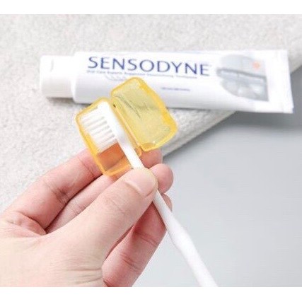 Combo 5 nút bịt đầu bàn chải tiện dụng, dụng cụ bọc đầu bàn chải du lịch tiện lợi