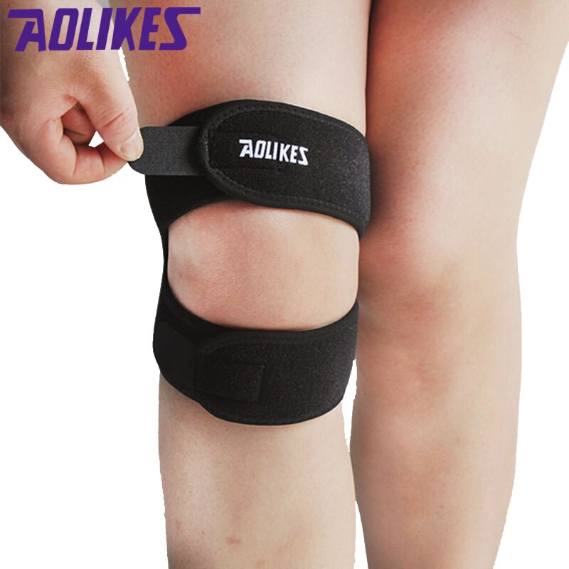 Đai hỗ trợ xương bánh chè đầu gối AOLIKES A-7929 đàn hồi khi chơi thể thao sport knee protector