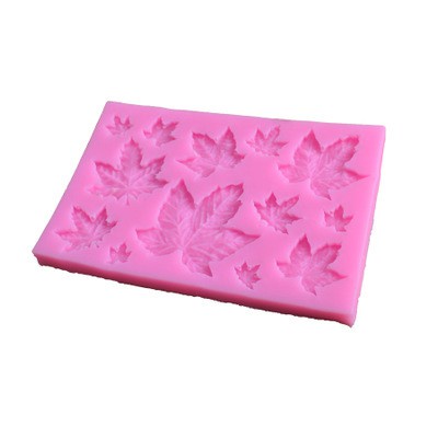 Khuôn silicon làm bánh/ socola thủ công hình lá phong nhiều kiểu bắt mắt