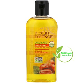 Dầu jojoba organic hữu cơ ép lạnh Desert Essence 118ml