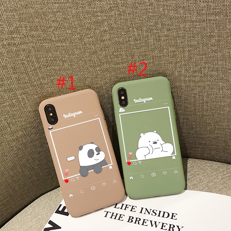 Ốp điện thoại in hình gấu hoạt hình xinh xắn cho iPhone Xsmax XR XS X 7 8 6 6S Plus 6sPlus 7plus | BigBuy360 - bigbuy360.vn