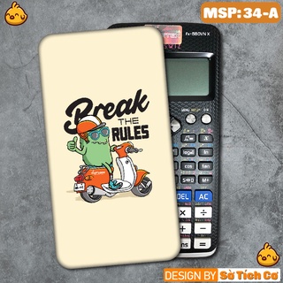 Miếng decal dán máy tính fx-570, fx-580, fx-880, Casio, Vinacal,... Cute Funny 1 MSP: 34