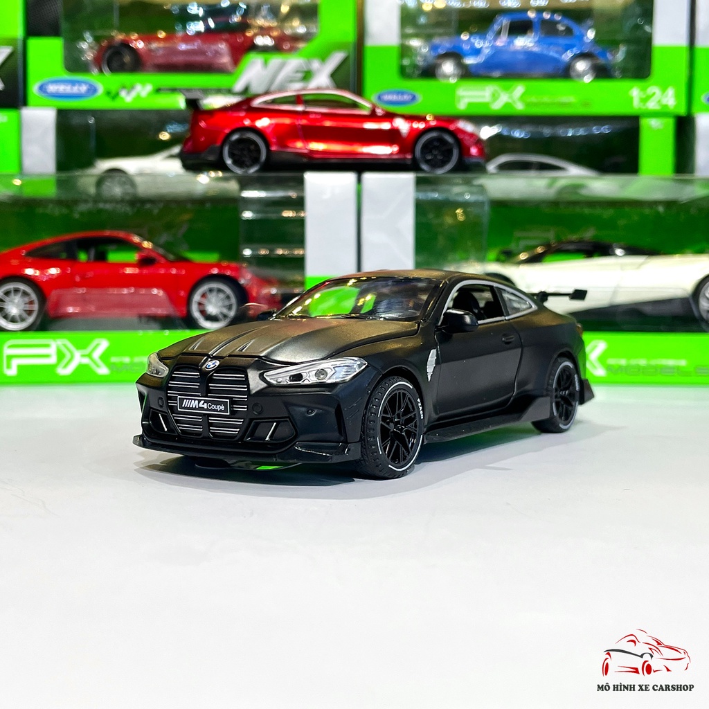 Mô hình xe ô tô bằng sắt BMW M4 Coupe tỉ lệ 1:32 hãng Alloy CarShop 3 màu