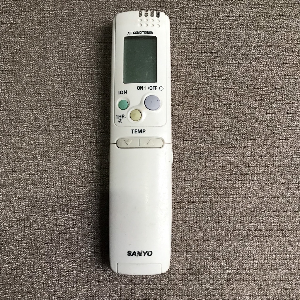 Điều khiển điều hòa sanyo 2 mắt, Remote máy lạnh sanyo loại dài hàng zin