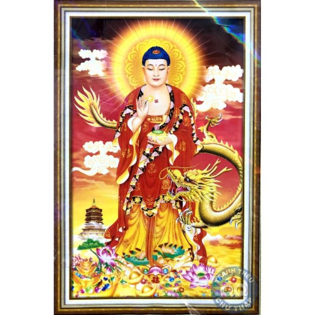 TRANH ĐÁ  PHẬT TỔ TRANH ĐÍNH ĐÁ CHƯA ĐÍNH DF572(55×85cm)