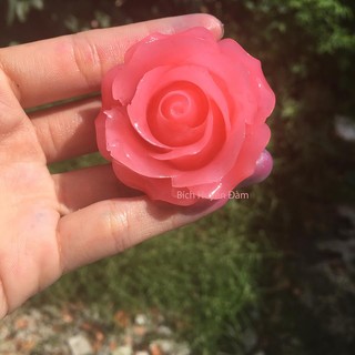 Khuôn hoa hồng cánh mỏng làm rau câu, socola, nến, xà phòng