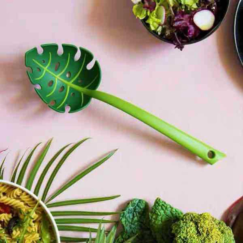 YIYU Muỗng Múc Mì Cán Dài Thiết Kế Hình Chú Rùa Dễ Thương