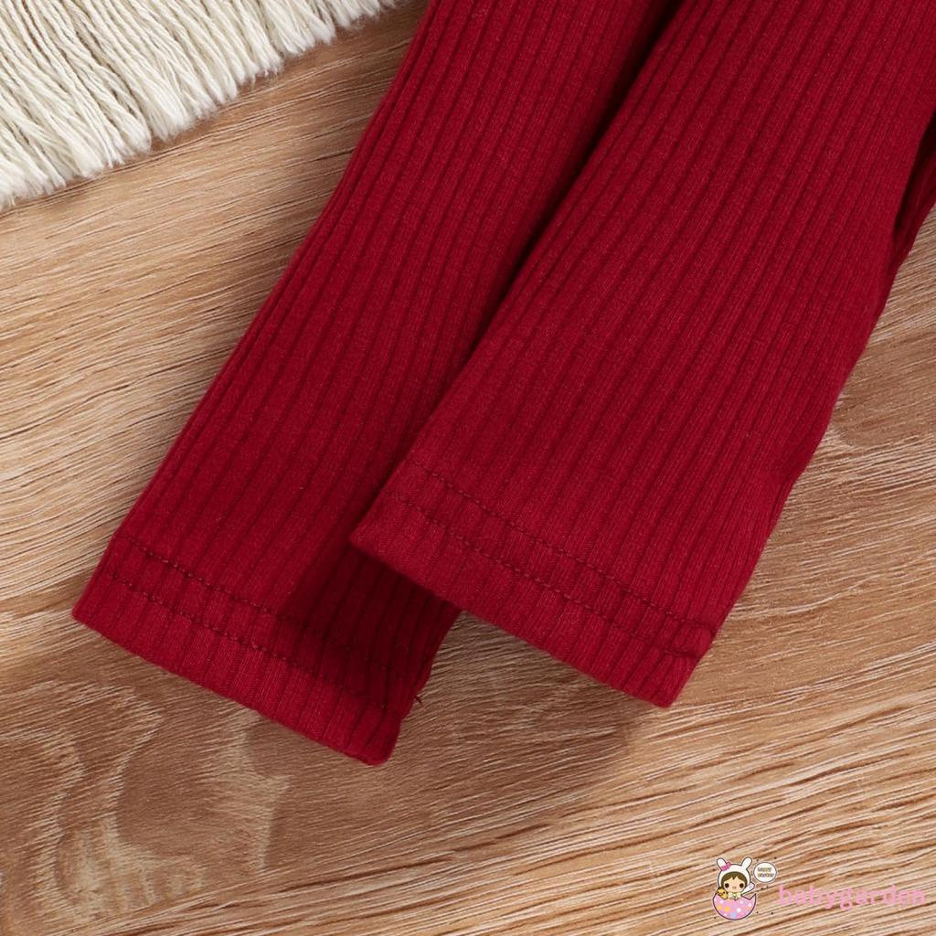 Bộ Áo Liền Quần Dệt Kim Viền Bèo Thêu Chữ Dễ Thương Kèm Băng Đô Nơ Cho Bé Gái 0-24 Tháng Tuổi