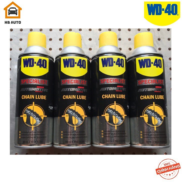 Dầu sên xích Chain Lube WD-40 Specialist Automotive 360ml