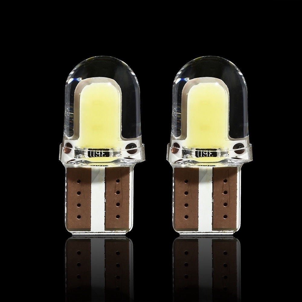 Set 10 Đèn LED Mini T10 194 168 W5W COB 8SMD Ánh Sáng Trắng Dành Cho Ô Tô