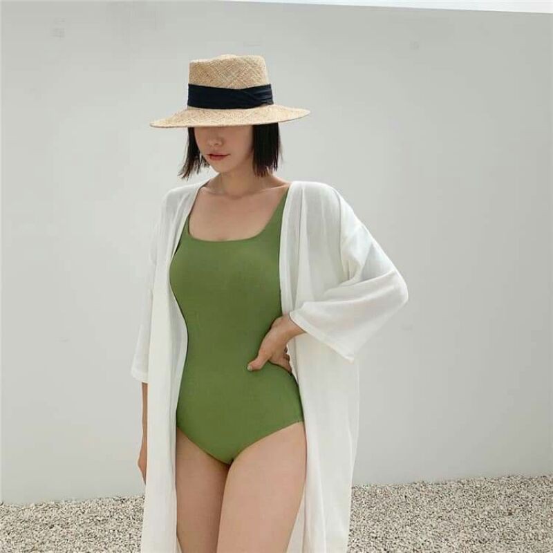 Bikini một mảnh nữ_ Bộ bơi nữ che khuyết điểm full size M L XL