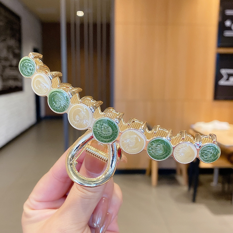 Kẹp Tóc Kim Loại Đính Đá Nhiều Màu Thời Trang Hàn Quốc