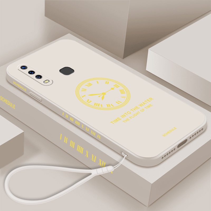 Ốp Điện Thoại TPU Silicone Hình Đồng Hồ Cho vivo y11 y12 y15 y17 y19 y31 y30