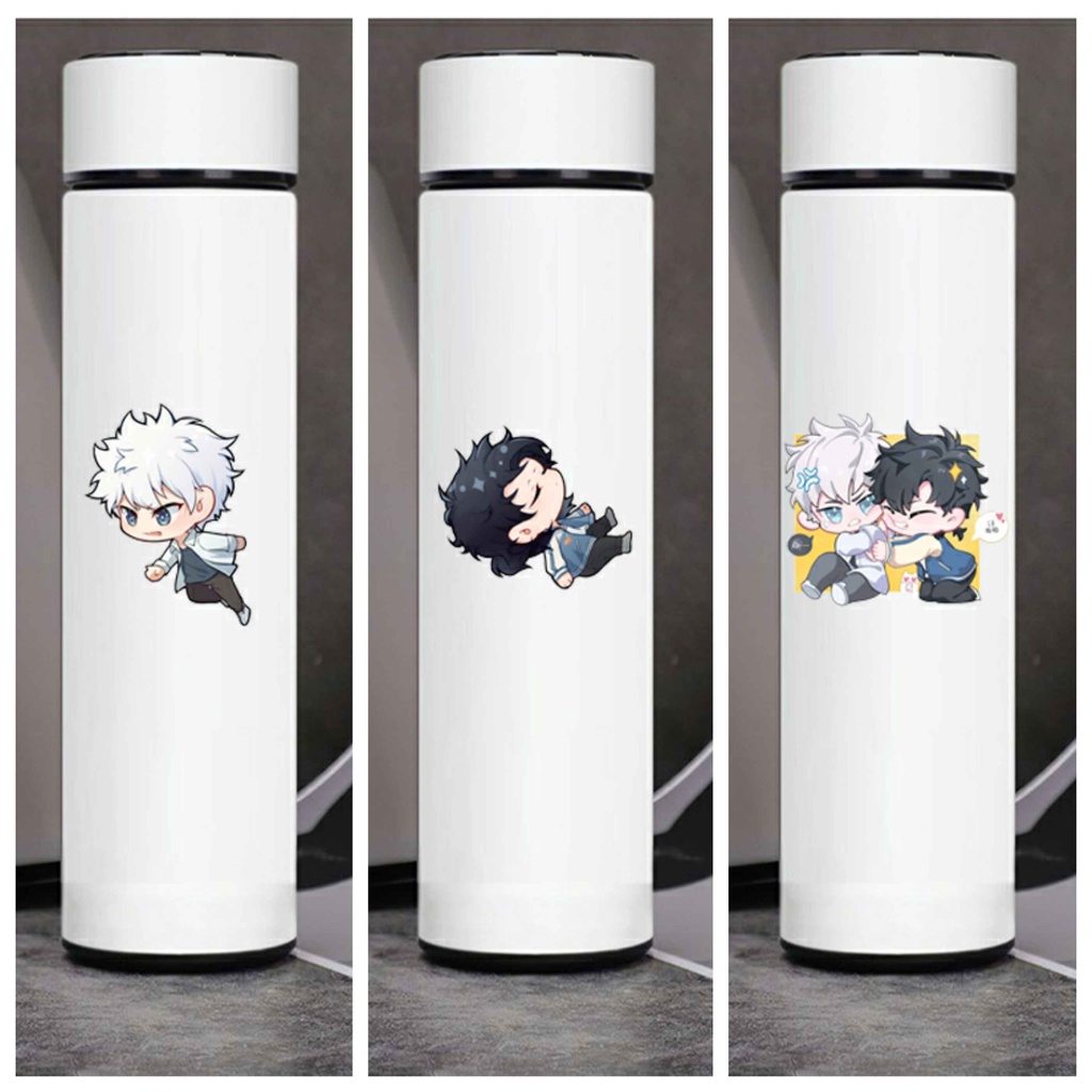 Bình giữ nhiệt đựng nước in hình Người đại diện thời gian tiện lợi xinh xắn anime chibi
