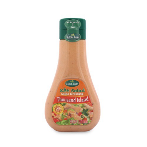 Sốt Salad Thousand Island hiệu Golden Farm chai 250mL