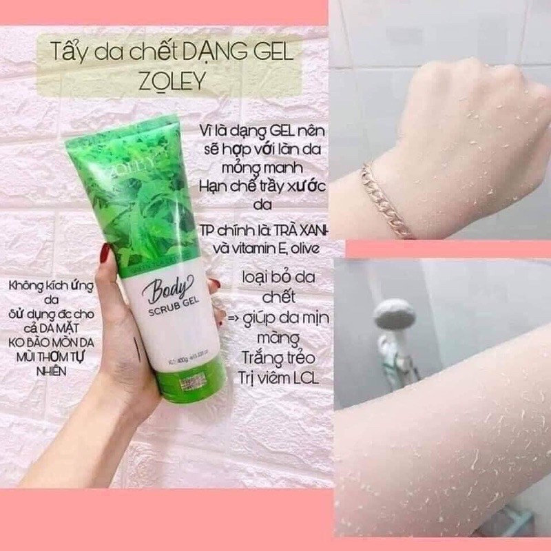 Tẩy Tế Bào Chết Dạng Gel ZOLEY - Chính Hãng