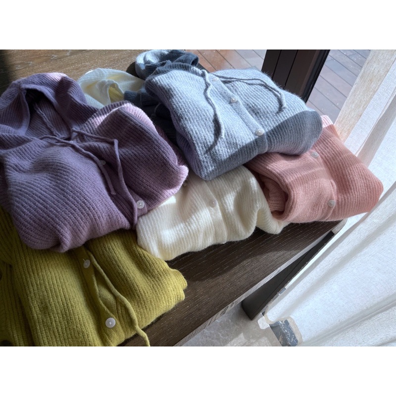 Áo Blod pastel Len - Hoodie nút tháo rời