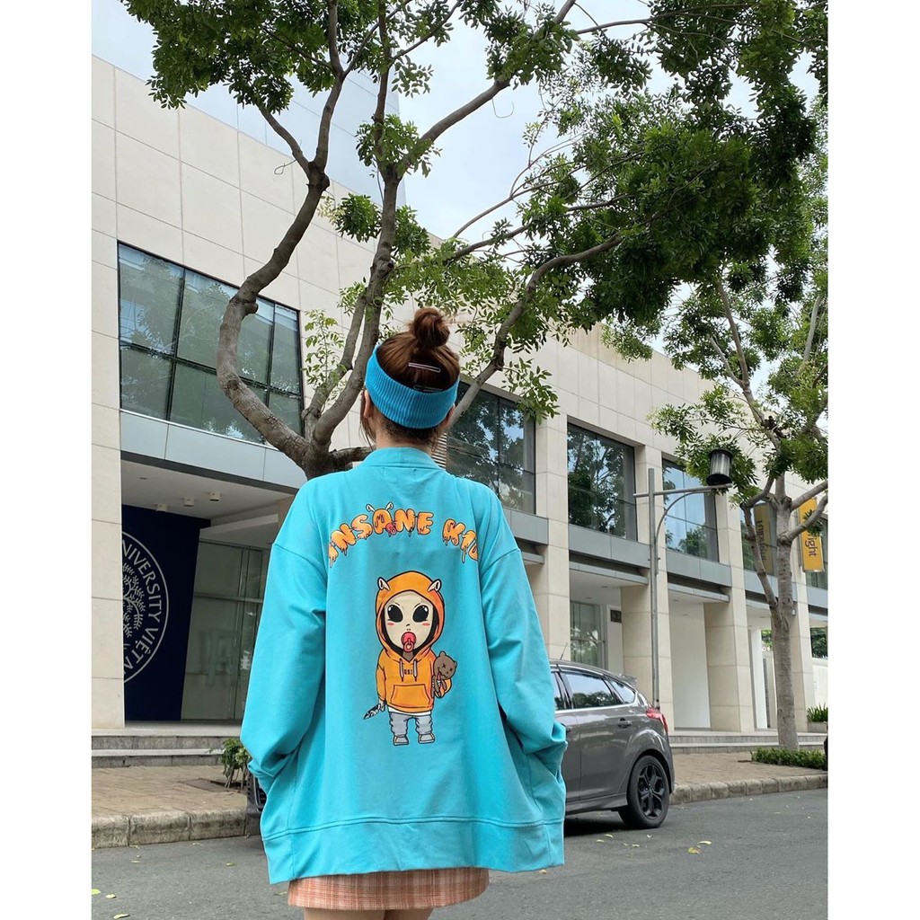 [deal] ÁO CARDIGAN XANH CHẤT LIỆU ÁO KHOÁC NỈ HOODIE DÁNG RỘNG CÚC CÀI HOT 2021 | BigBuy360 - bigbuy360.vn