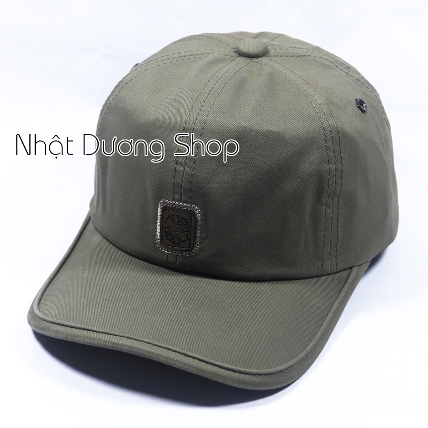 Mũ lưỡi trai ,nón kết có mặt da chữ Z- Chất liệu kaki oát mềm phù hợp cả nam và nữ.