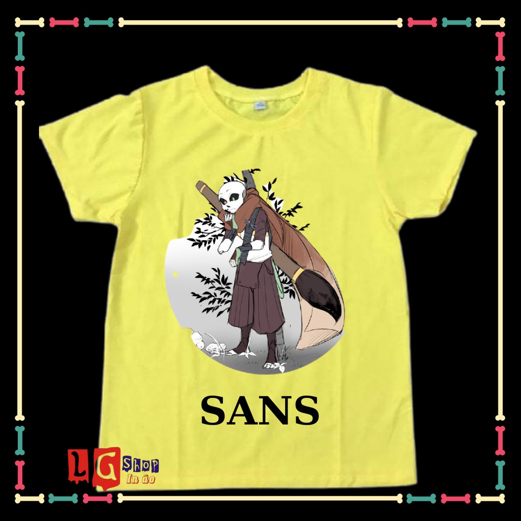 ÁO THUN IN HÌNH INK SANS UNDERTABLE - BIỆT ĐỘI GANGSTER CHO BÉ TRAI ( TỪ 10KG ĐẾN 90KG)