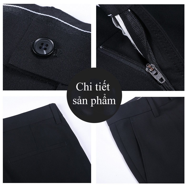 Quần tây nam vải co giãn (ỐNG CÔN CÔNG SỞ - CO DÃN CHỐNG NHĂN GIỮ FORM) | BigBuy360 - bigbuy360.vn