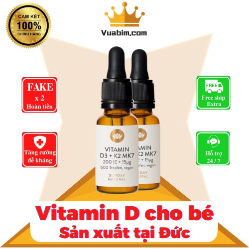Vitamin D3 K2 MK7 của Đức