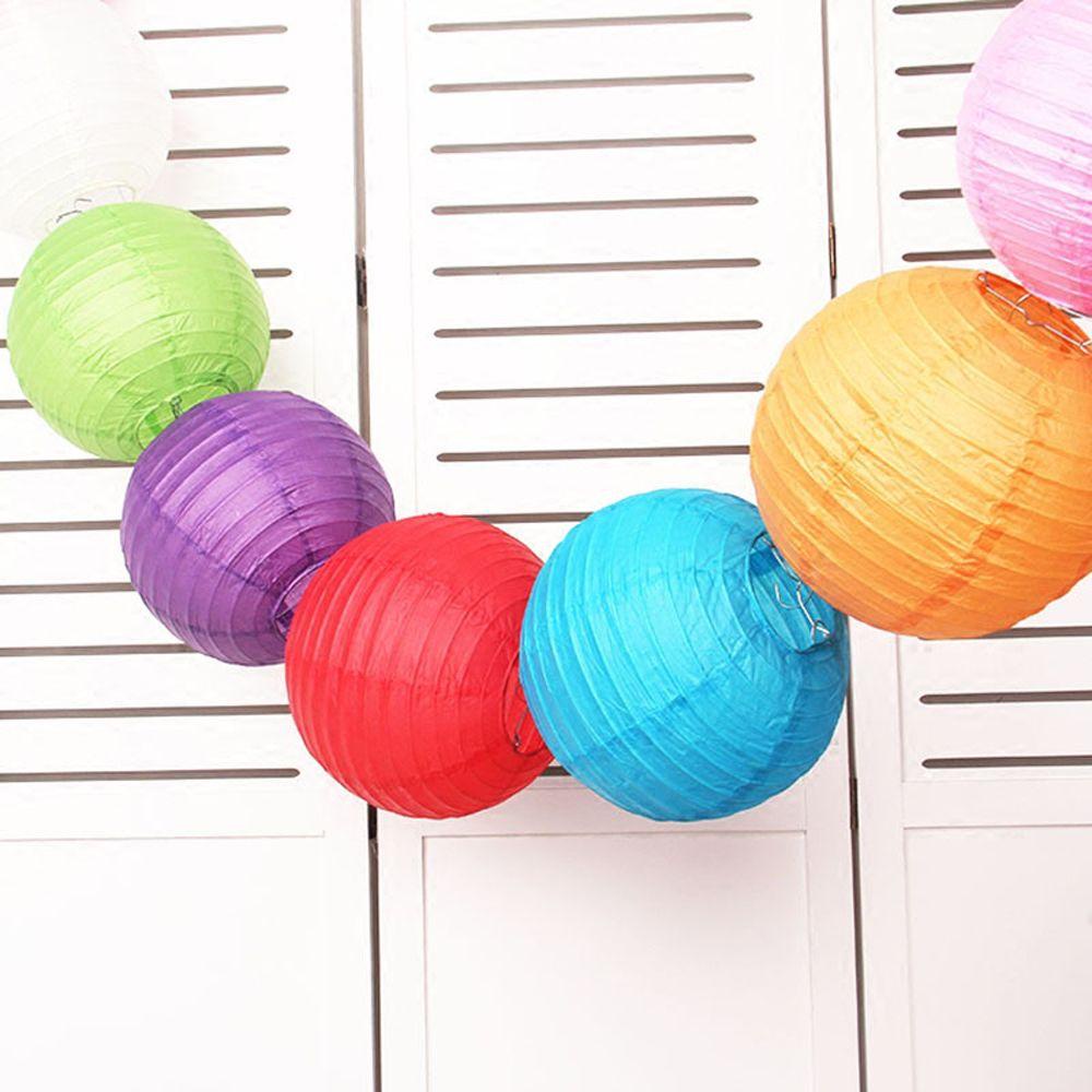 Lồng Đèn Giấy Hình Tròn Dùng Trang Trí Tiệc Sinh Nhật DIY