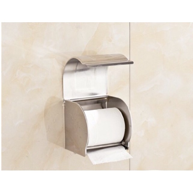 Lô giấy vệ sinh hộp kín Inox 304