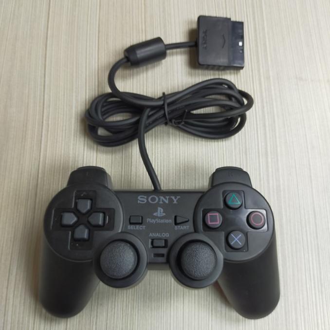 SONY Tay Cầm Chơi Game Ps2 Màu Đen Chất Lượng Cao