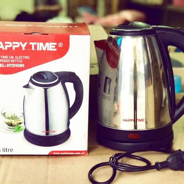 Ấm siêu tốc inox 1,8L HAPPY TIME