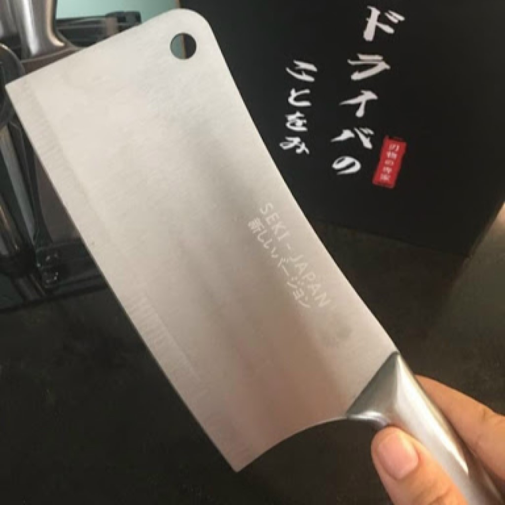 Bộ dao Nhật 6 món kèm Khay đựng, Dao đúc nguyên khối, bền đẹp