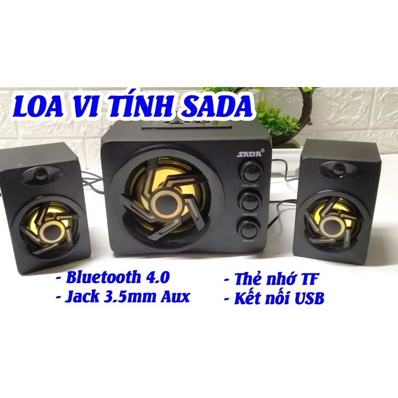 Loa máy tính SADA D209 led RGB