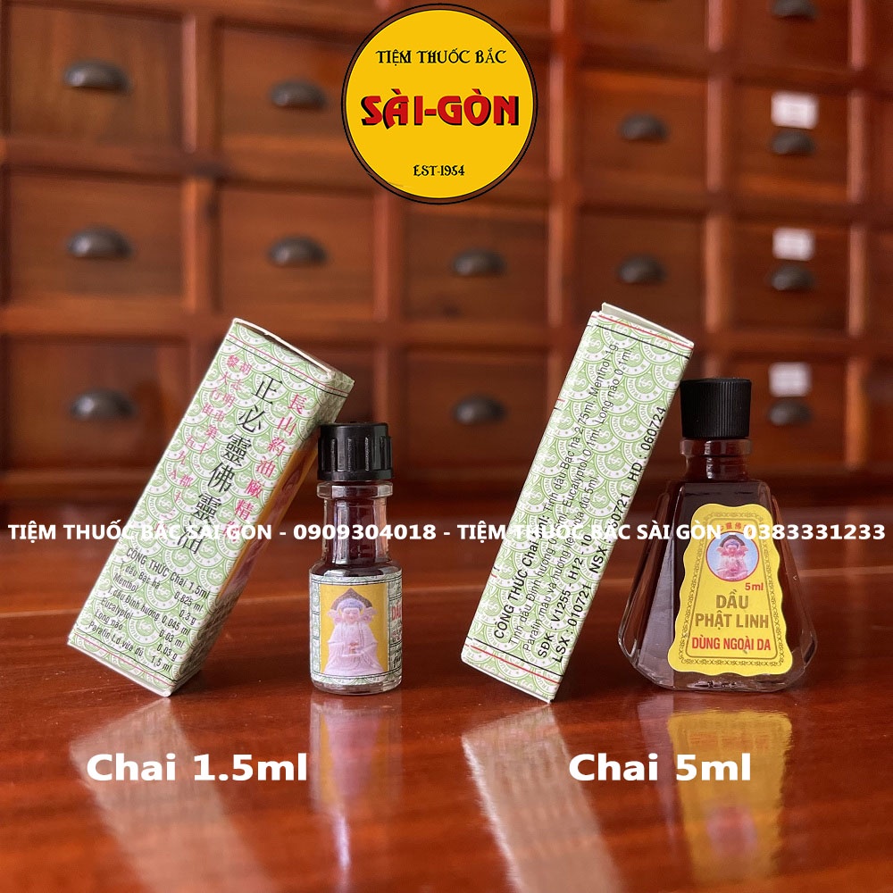 Dầu Gió Phật Linh Trường Sơn - Tiệm Thuốc Bắc Sài Gòn