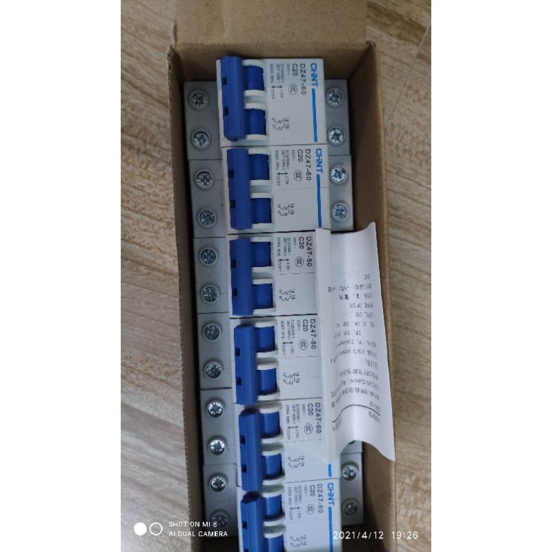 Aptomat MCB 3 Pha CHINT DZ47-60 32A 50A