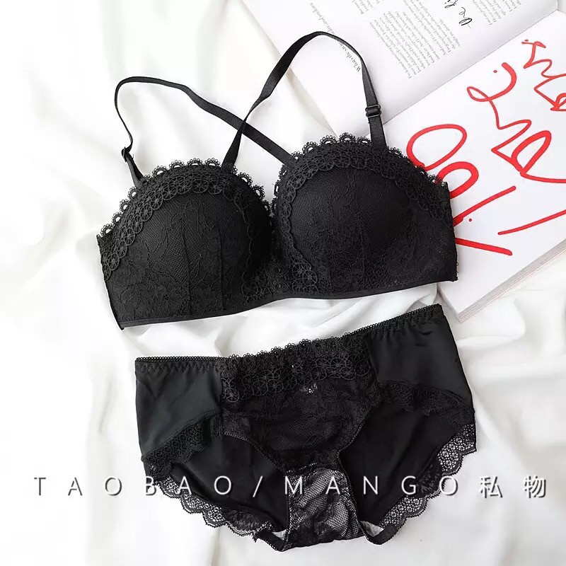 Áo lót nữ LENABRA, Bộ đồ lót đúc răng cưa không gọng đệm dày siêu đẩy