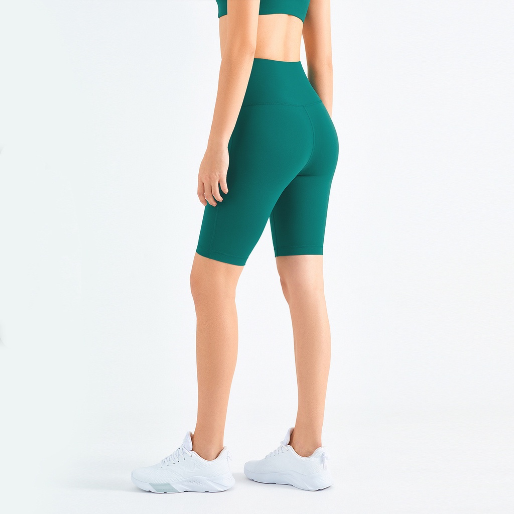 Quần short yoga HOPPE FUMENG lưng cao ôm dáng thời trang dành cho nữ