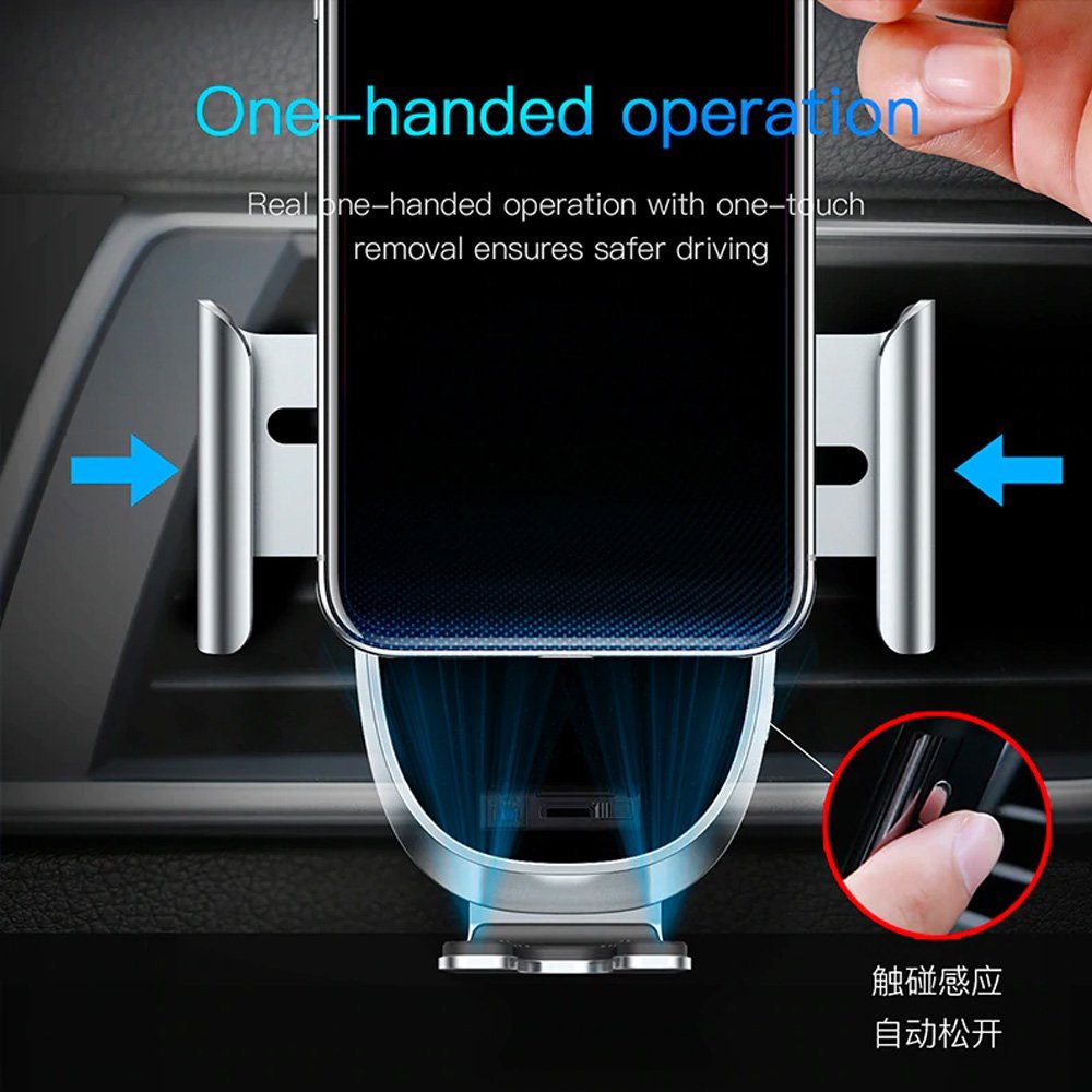 Giá đỡ điện thoại ôtô Baseus Future Gravity Car Mount, Kẹp điện thoại khóa tự động bằng lực điện thoại nhanh gọn