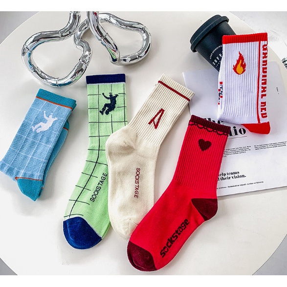 Vớ Tất JORDAN DUNK AJ cổ cao Nam Nữ phong cách thể thao, năng động