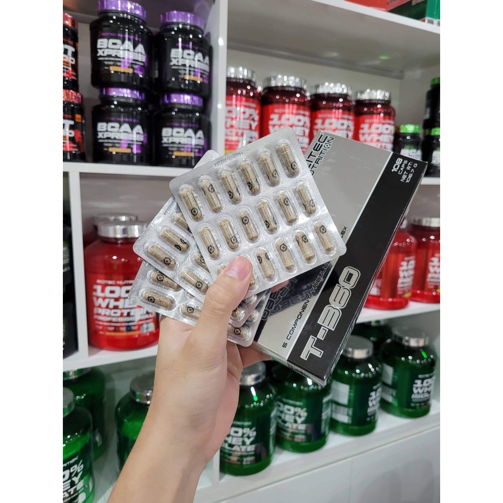 T-360 Tăng Hormone Nam Testosterone SCITEC NUTRITION Hộp 108 Viên