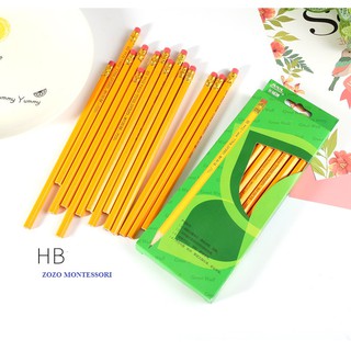 Bút chì gỗ 2B, HB - ZOZO MONTESSORI