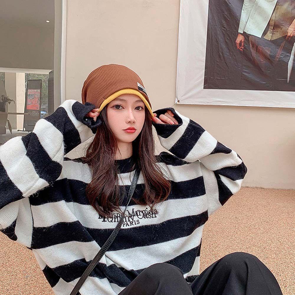 Mũ beanie Màu Trơn Phù Hợp Cho Mùa Thu Đông