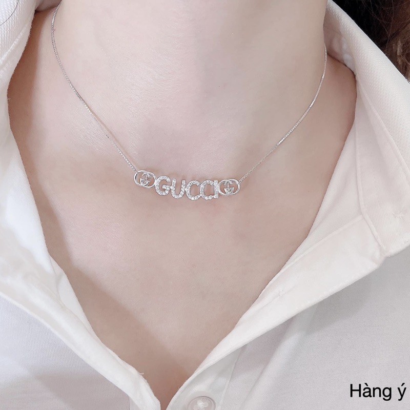 Dây chuyền nữ Bạc S925 Ý , sáng bóng , sang chảnh - Vàng Bạc Khải Khải