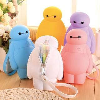 🌷 Móc khóa Big Baymax dây kéo (để tiền và chìa khóa)